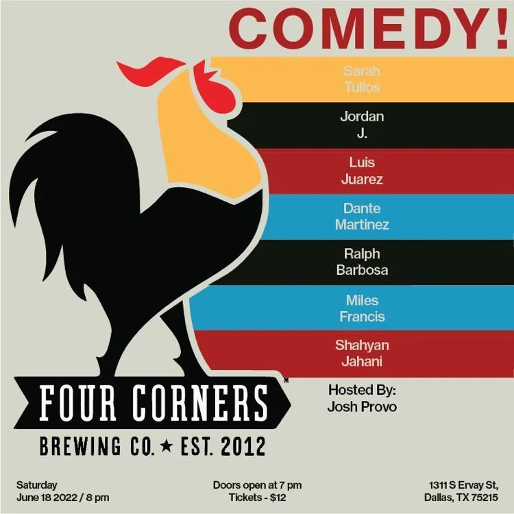 COMEDY! At Four Corners Brewery!