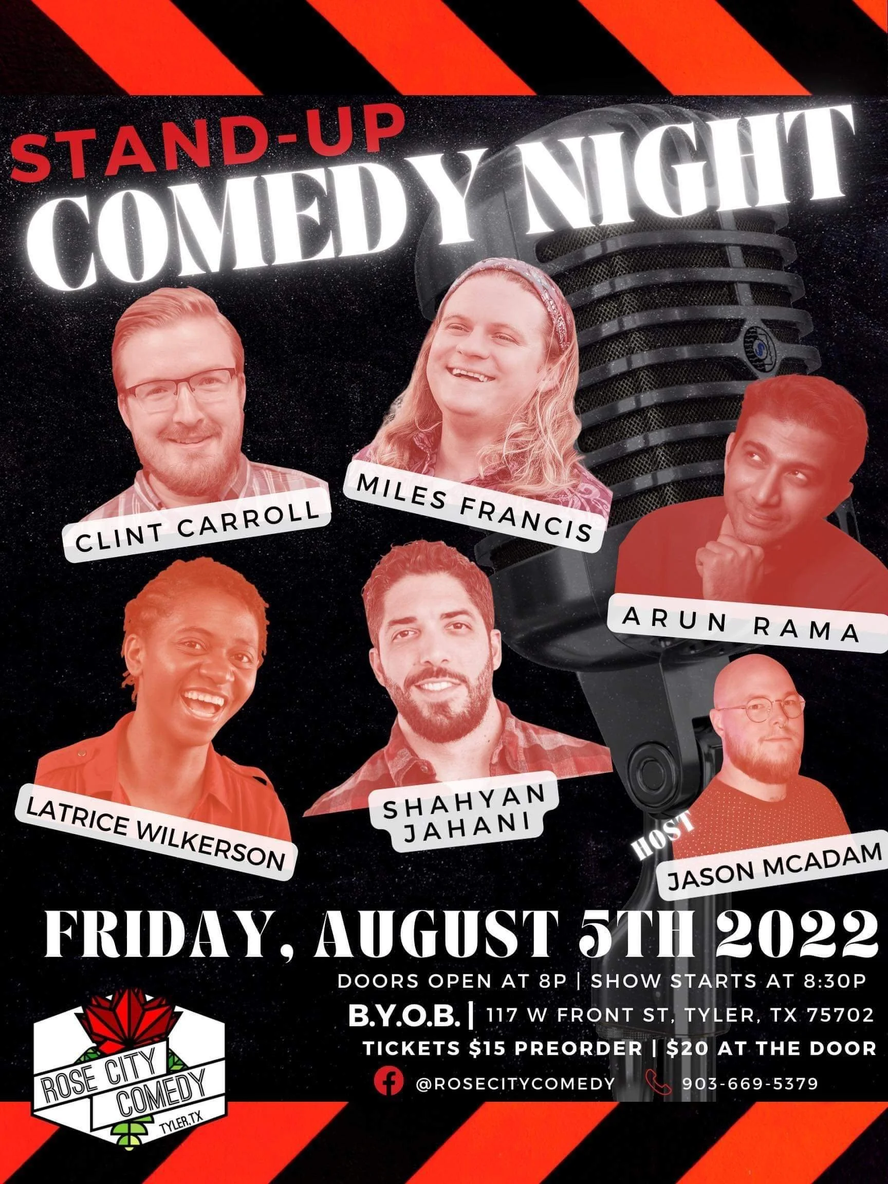 Rose City Comedy Showcase - TYLER, TX