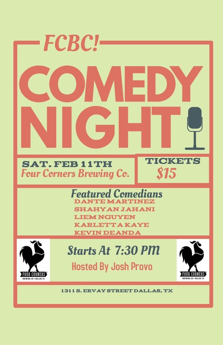 Four Corners Brewery Comedy Show!