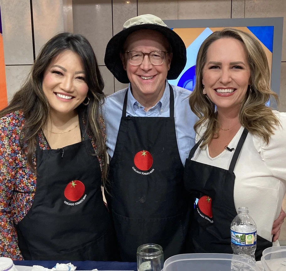 Chicago Tomato Man apron — Chicago Tomato Man