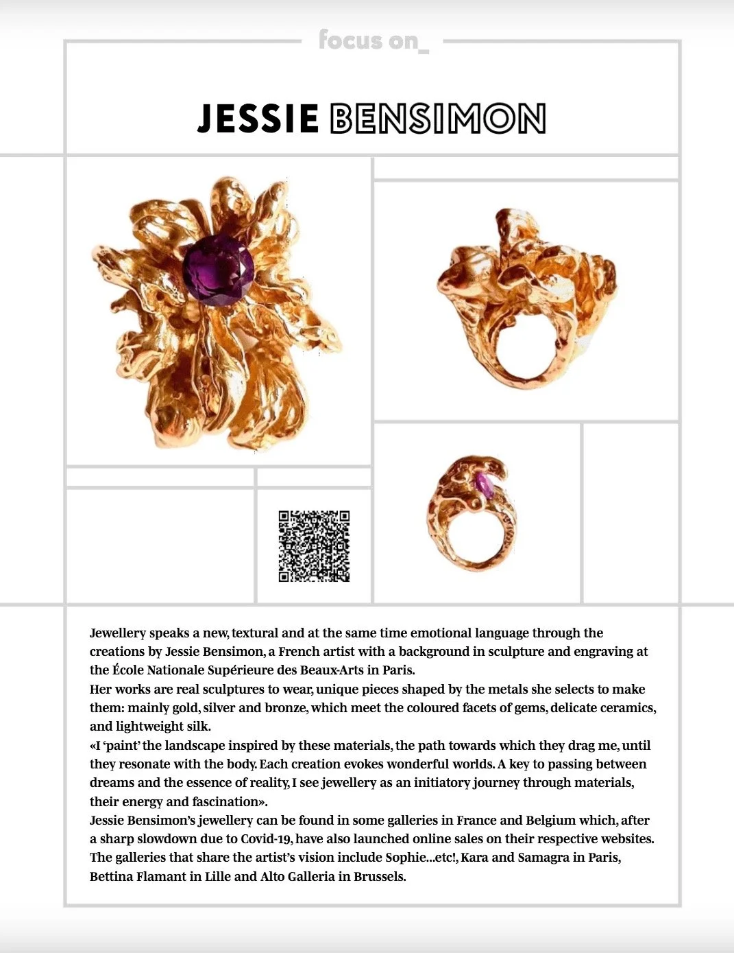 ADERTORIAL JESSIE B TUTTI IN LUCE HUESERS MARS