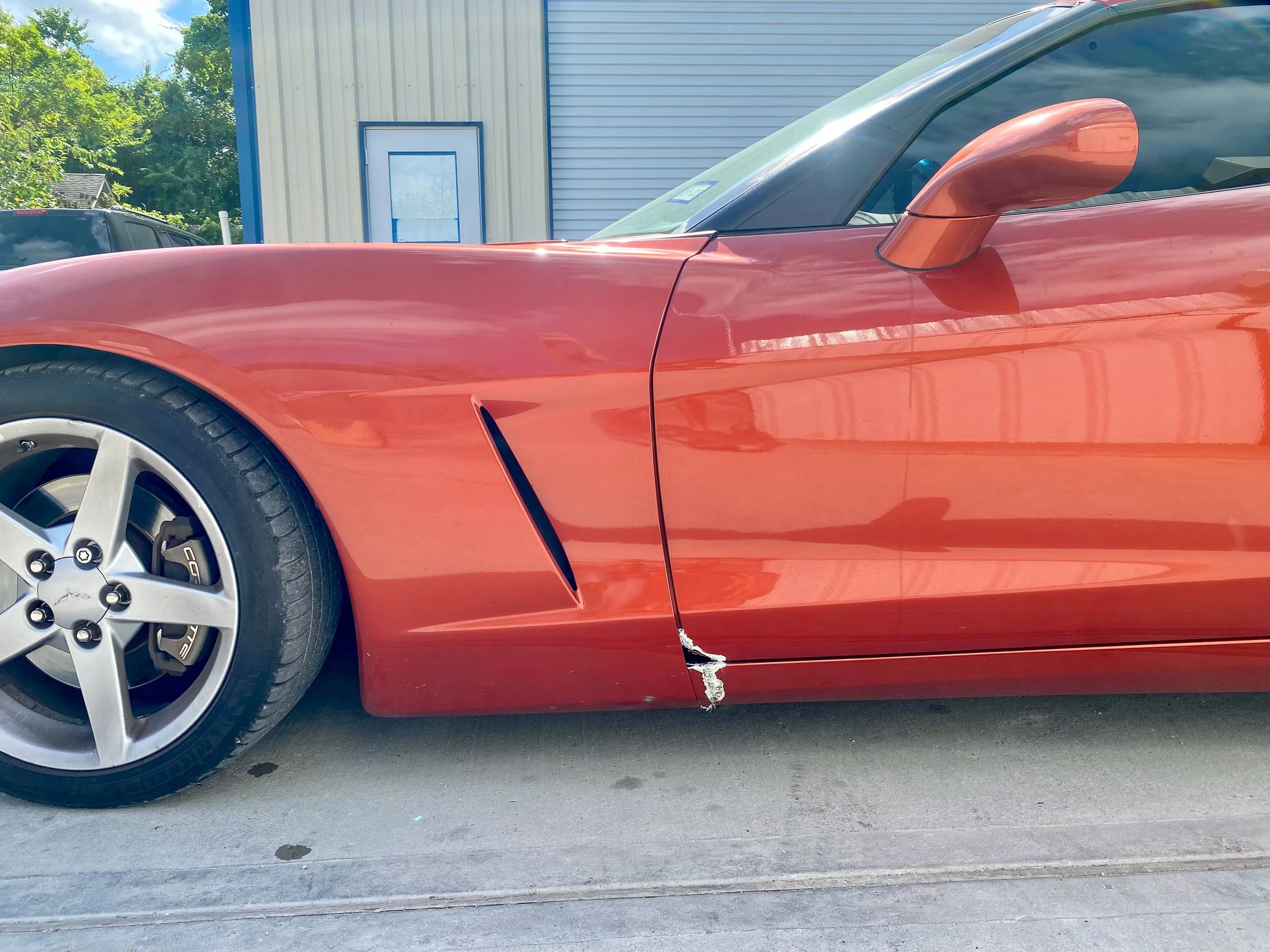 2007 corvette before and after