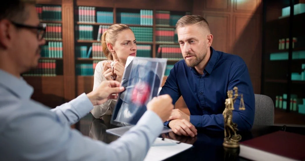 Expert reviewing medical information