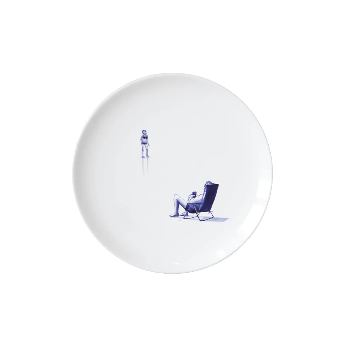 A la plage minie assiette