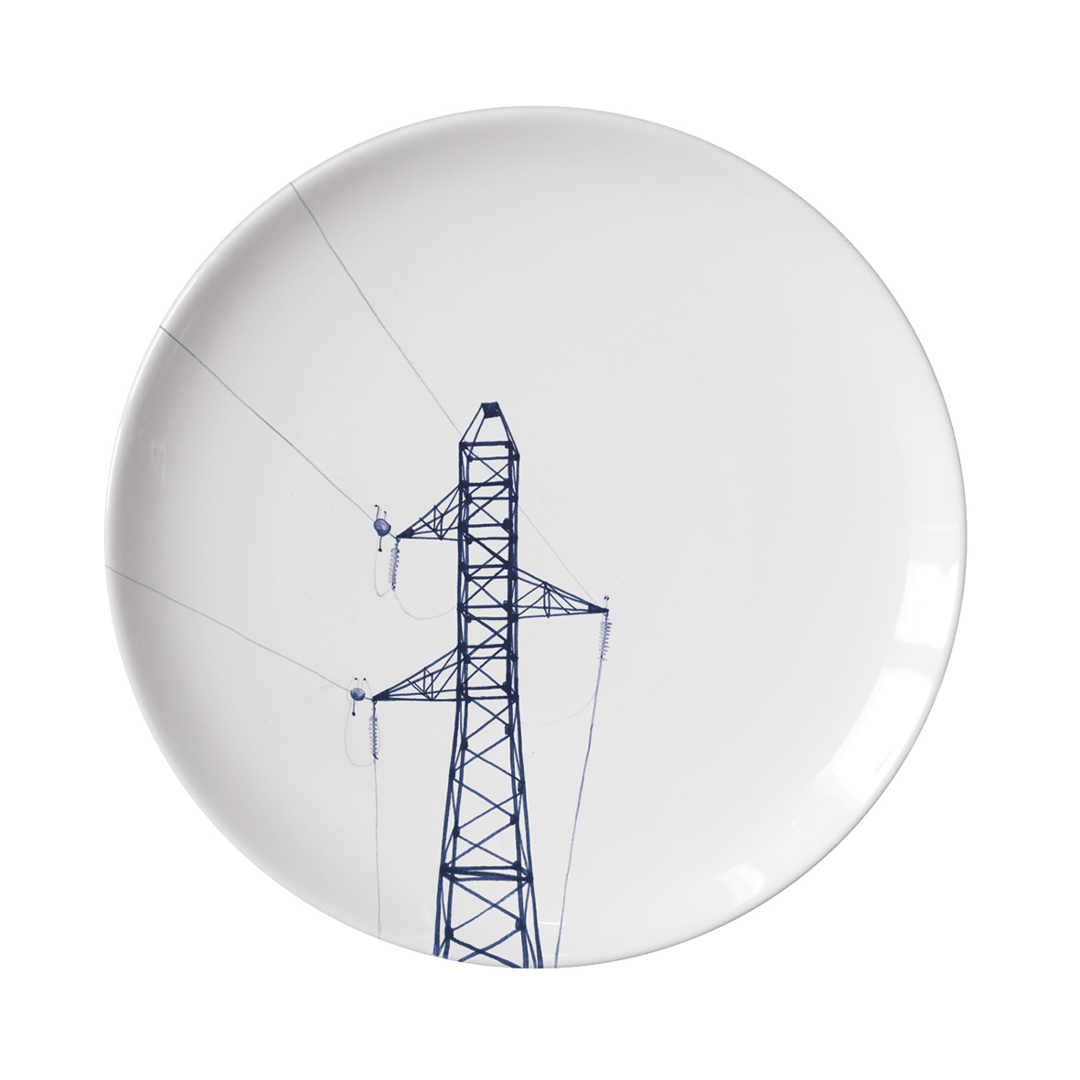 Pylônes grande assiette