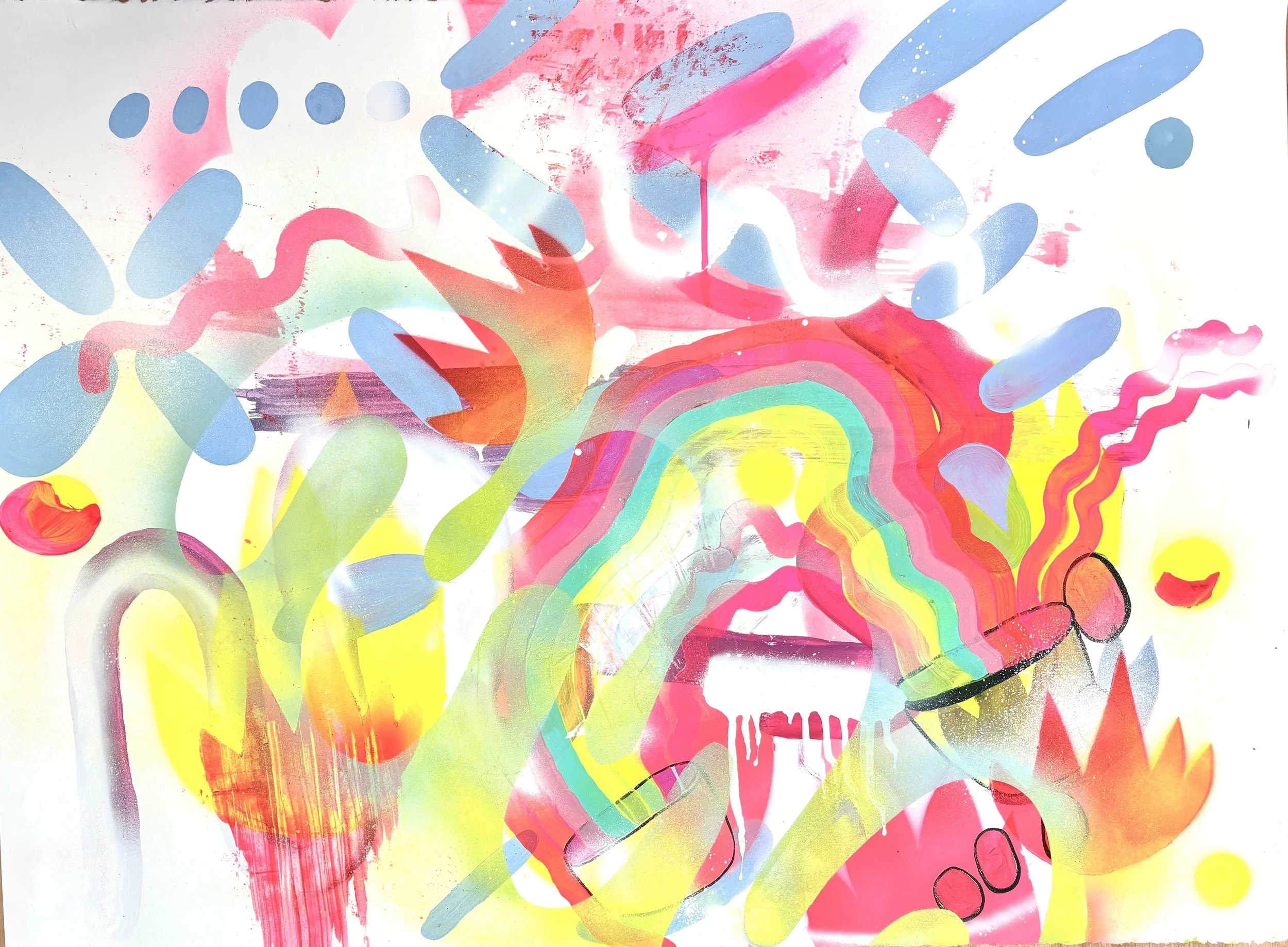 Warming 1, 20 in x 30 in on paper