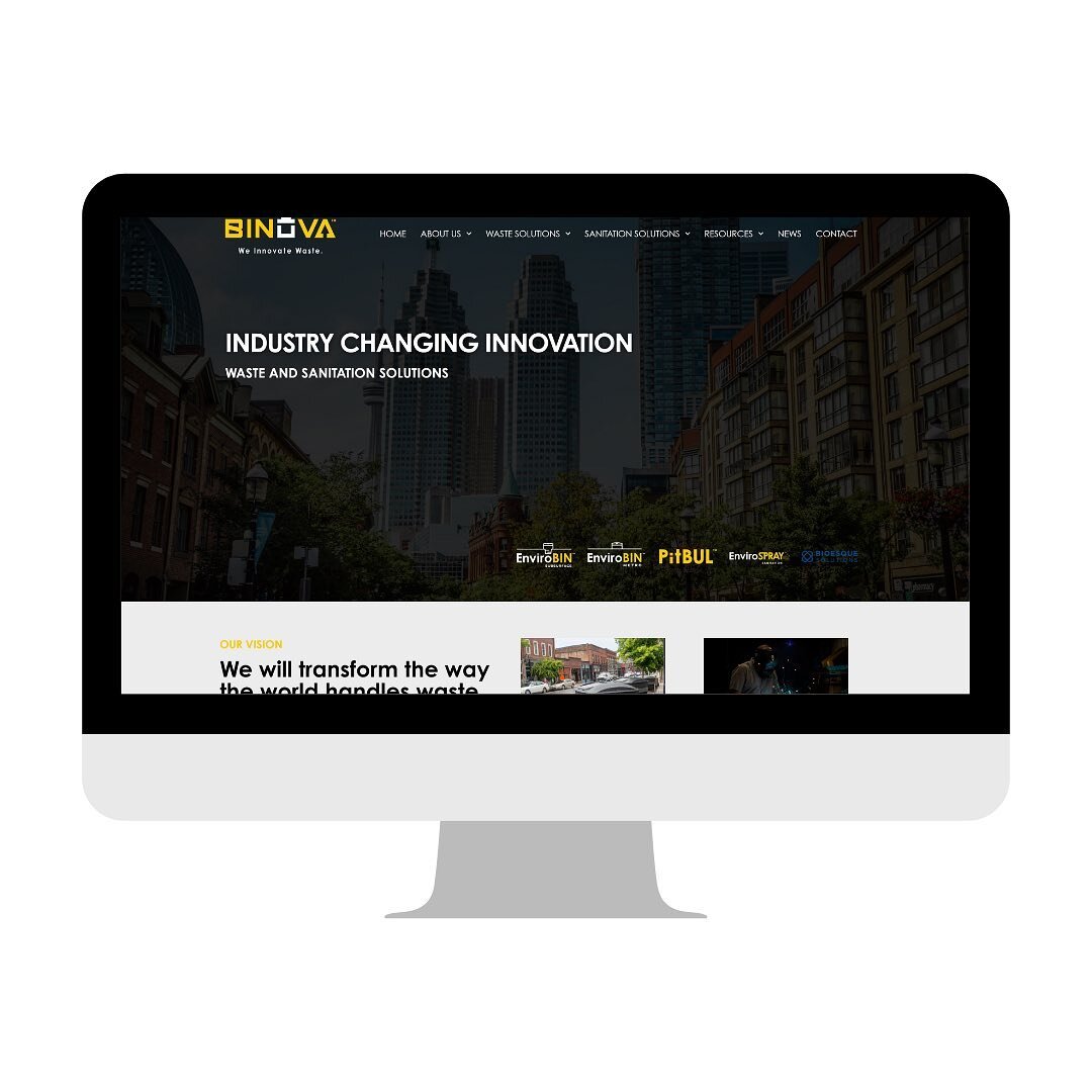 #fridayfeature

I have been working with @binovagroup over the past few months to update their website, their services have shifted and evolved over time and their website needed to reflect that. This project started off with a website audit of their