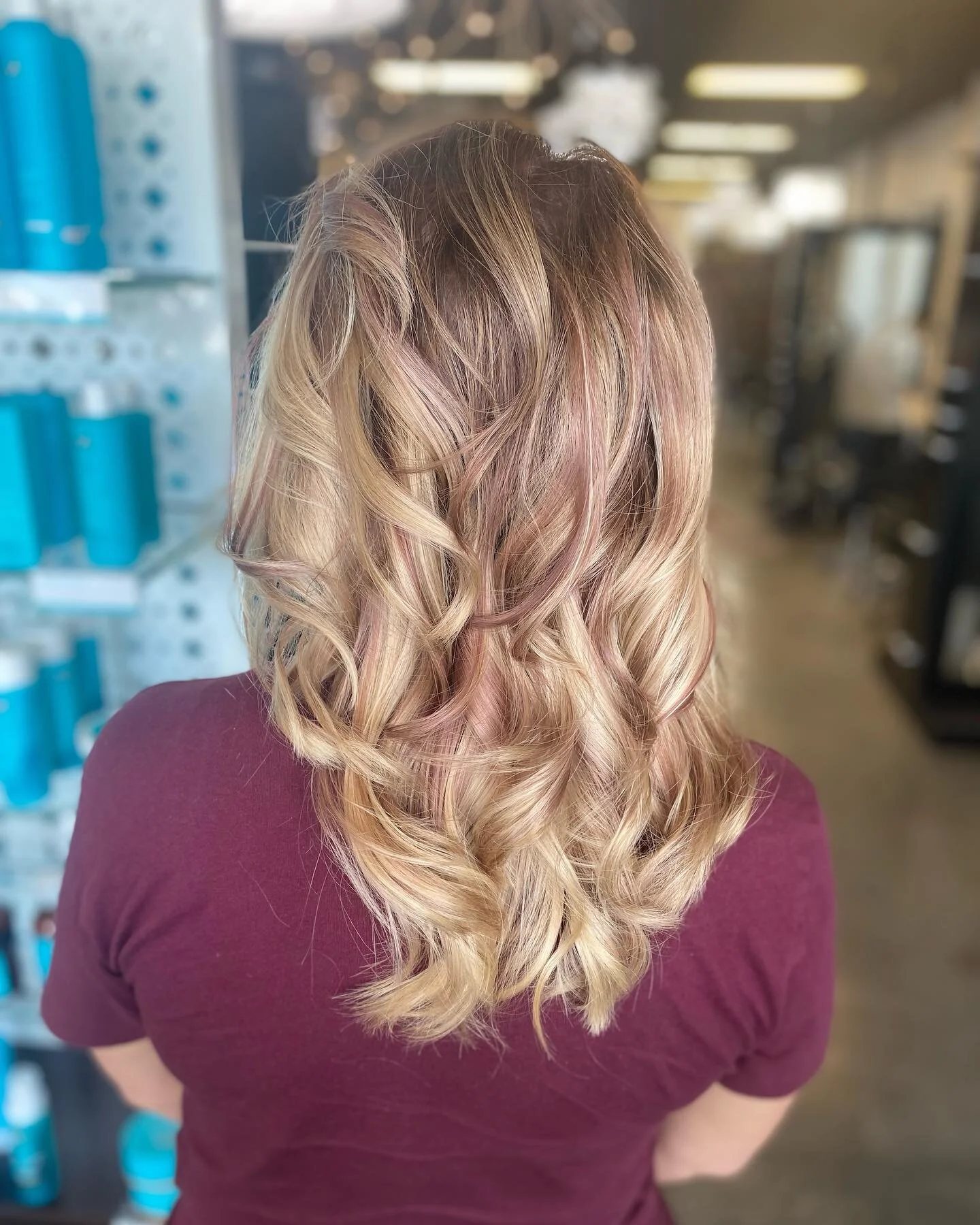 #beachbeauty #ros&eacute; #gold this #combo is #beautiful #schwarzkopfusa #boyntonbeach #delraybeach #westboyntonbeach #westpalmbeachhairstylist  #summer