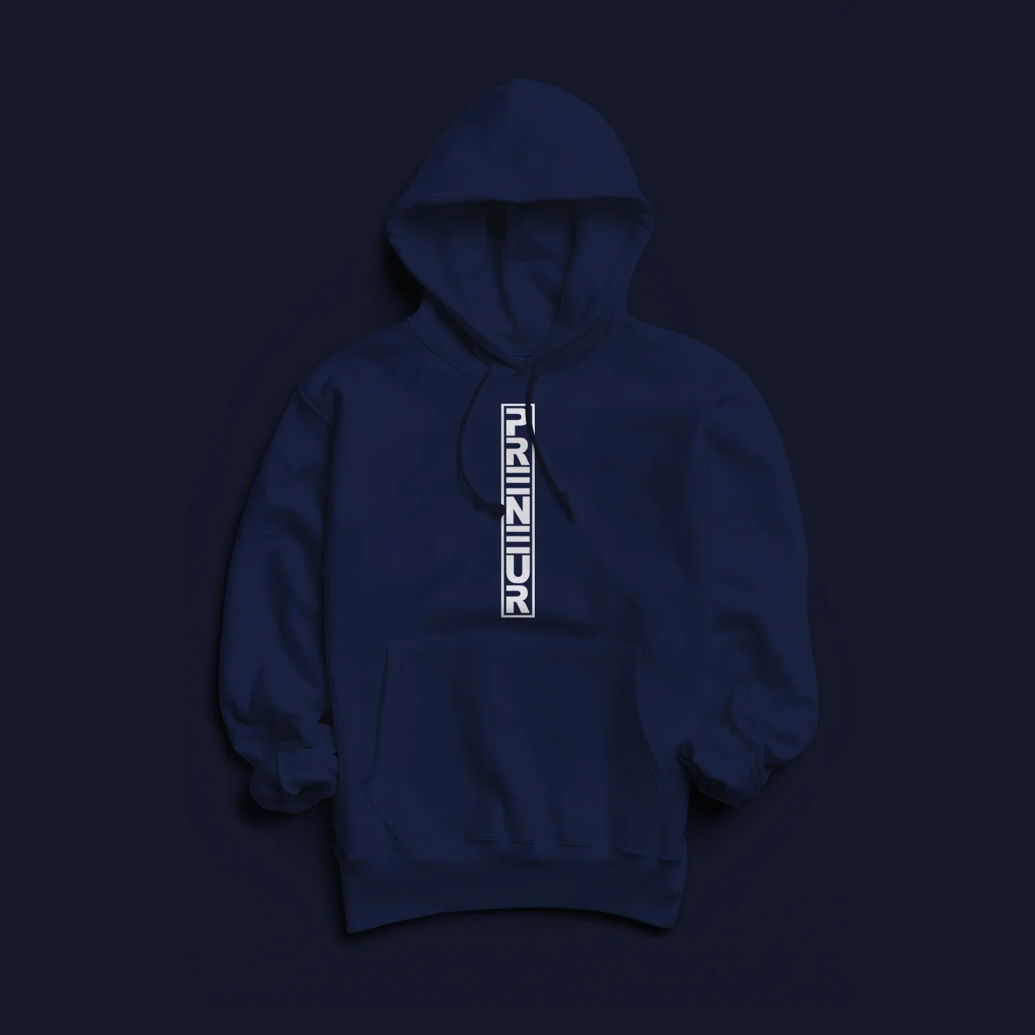 Vertical OG Hoodie - Navy
