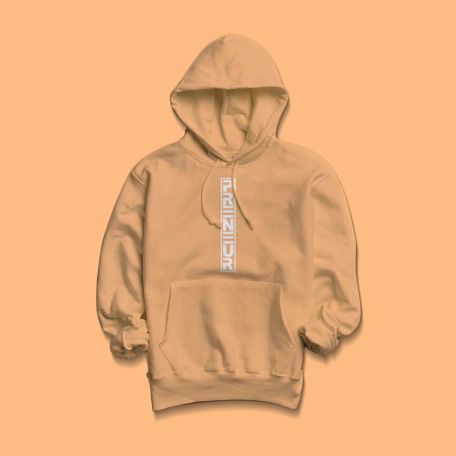 Vertical OG Hoodie - Peach