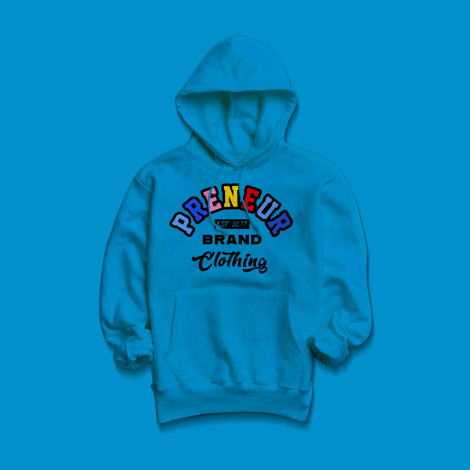 Multi-Color Preneur Hoodie - Island