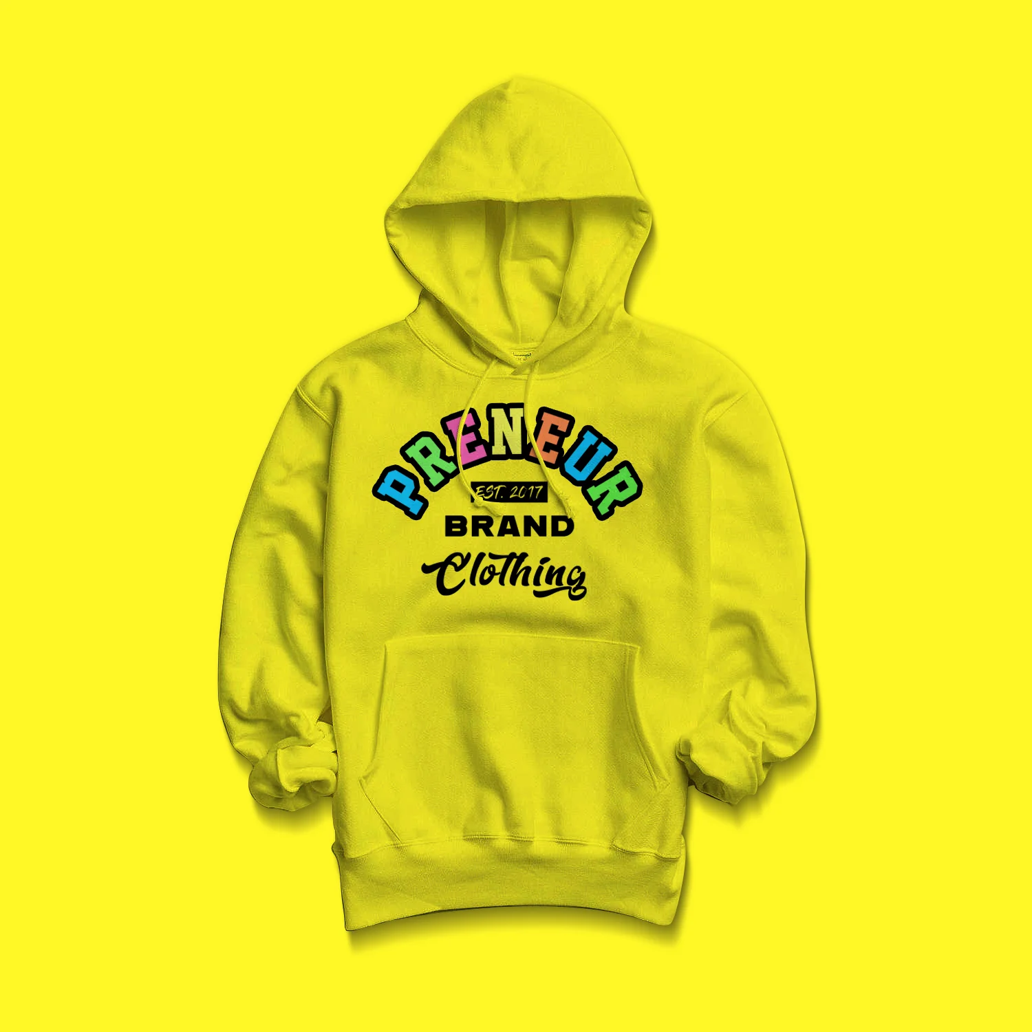 Highlighter Hoodie - Yellow