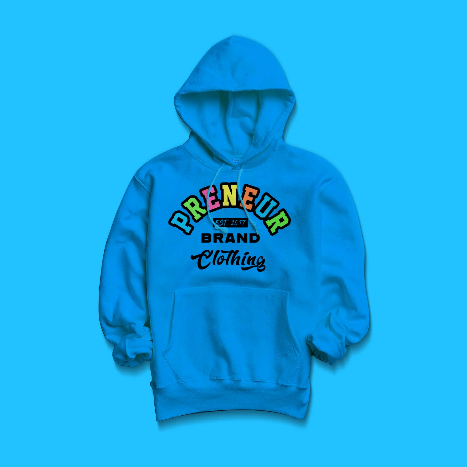 Highlighter Hoodie - Blue