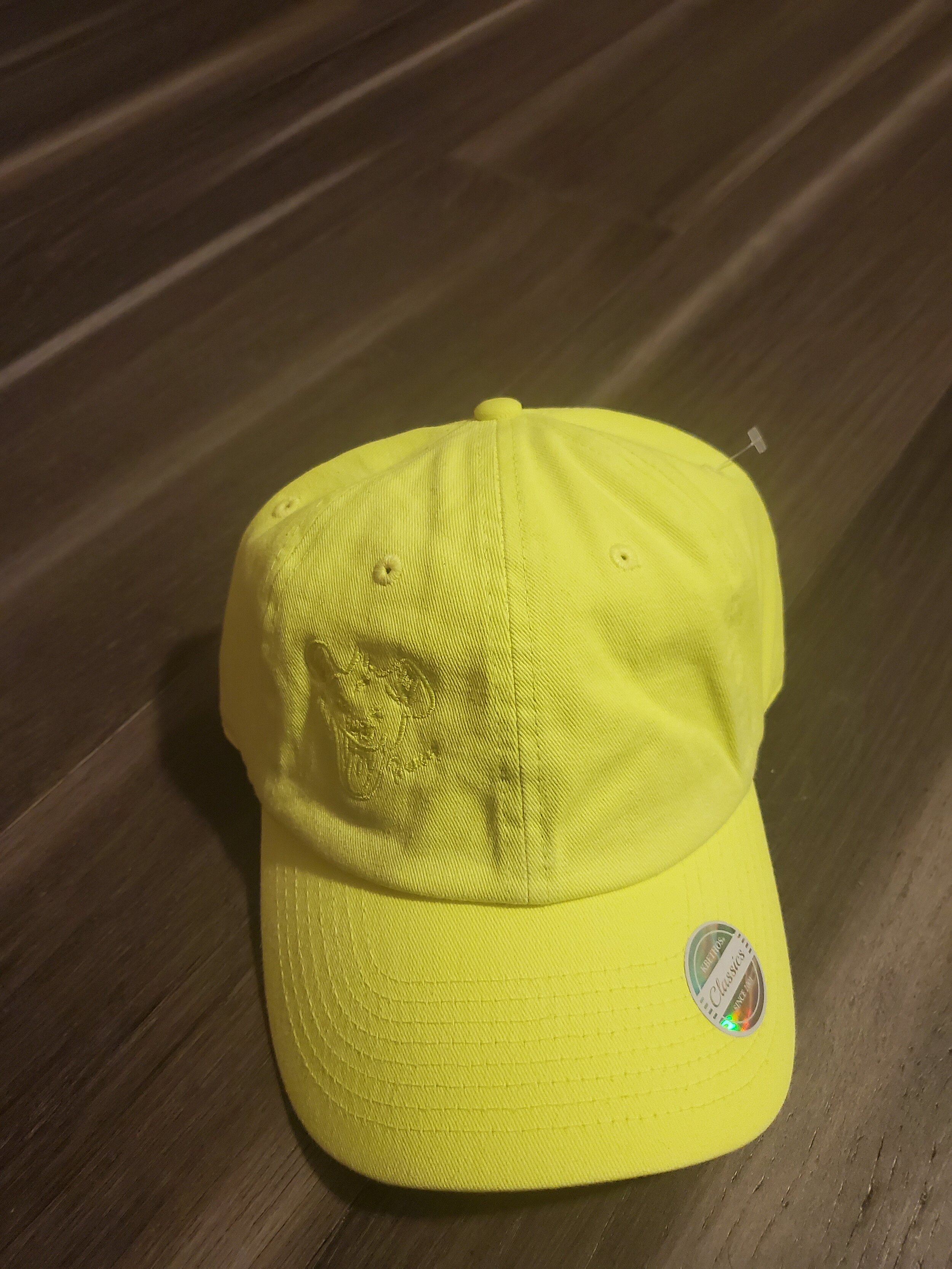 Classic Sketch hyena -Safety Green 