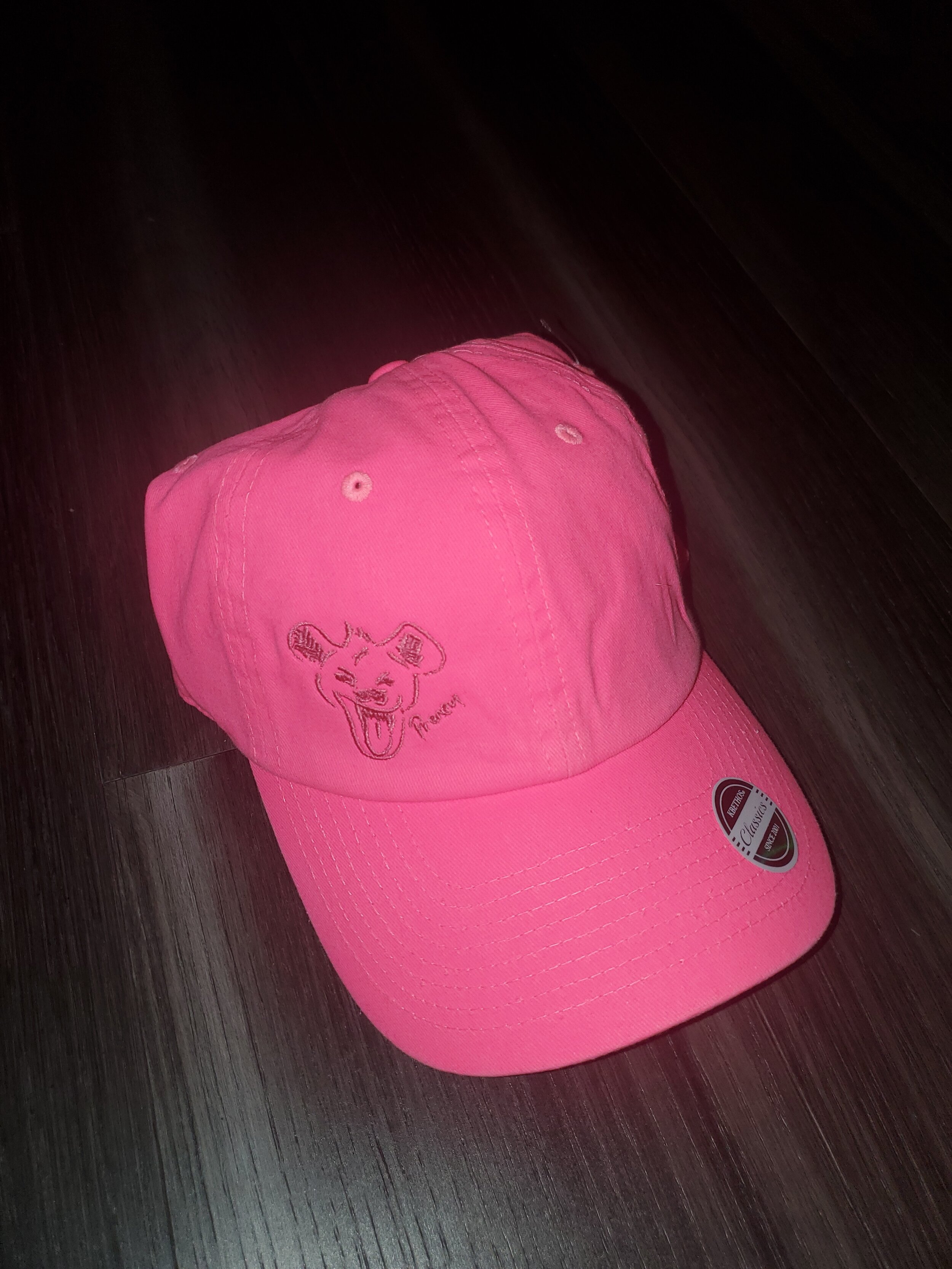 Classic Sketch Hyena Cap - Neon Pink