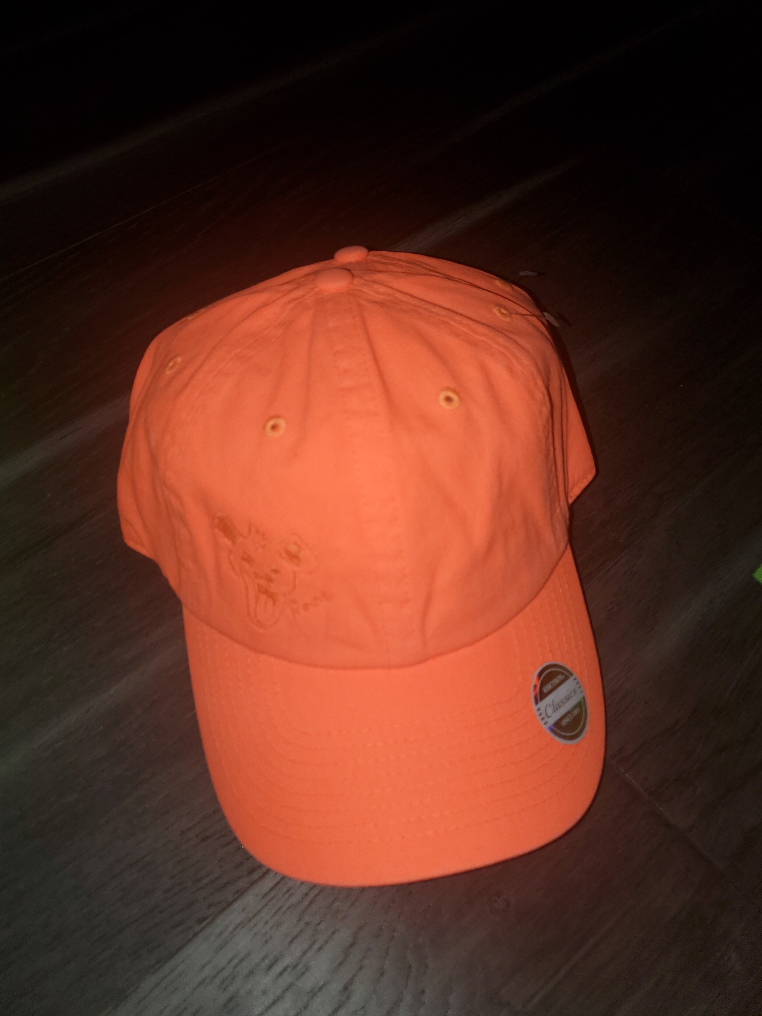Classic Sketch Hyena Cap - Neon Orange