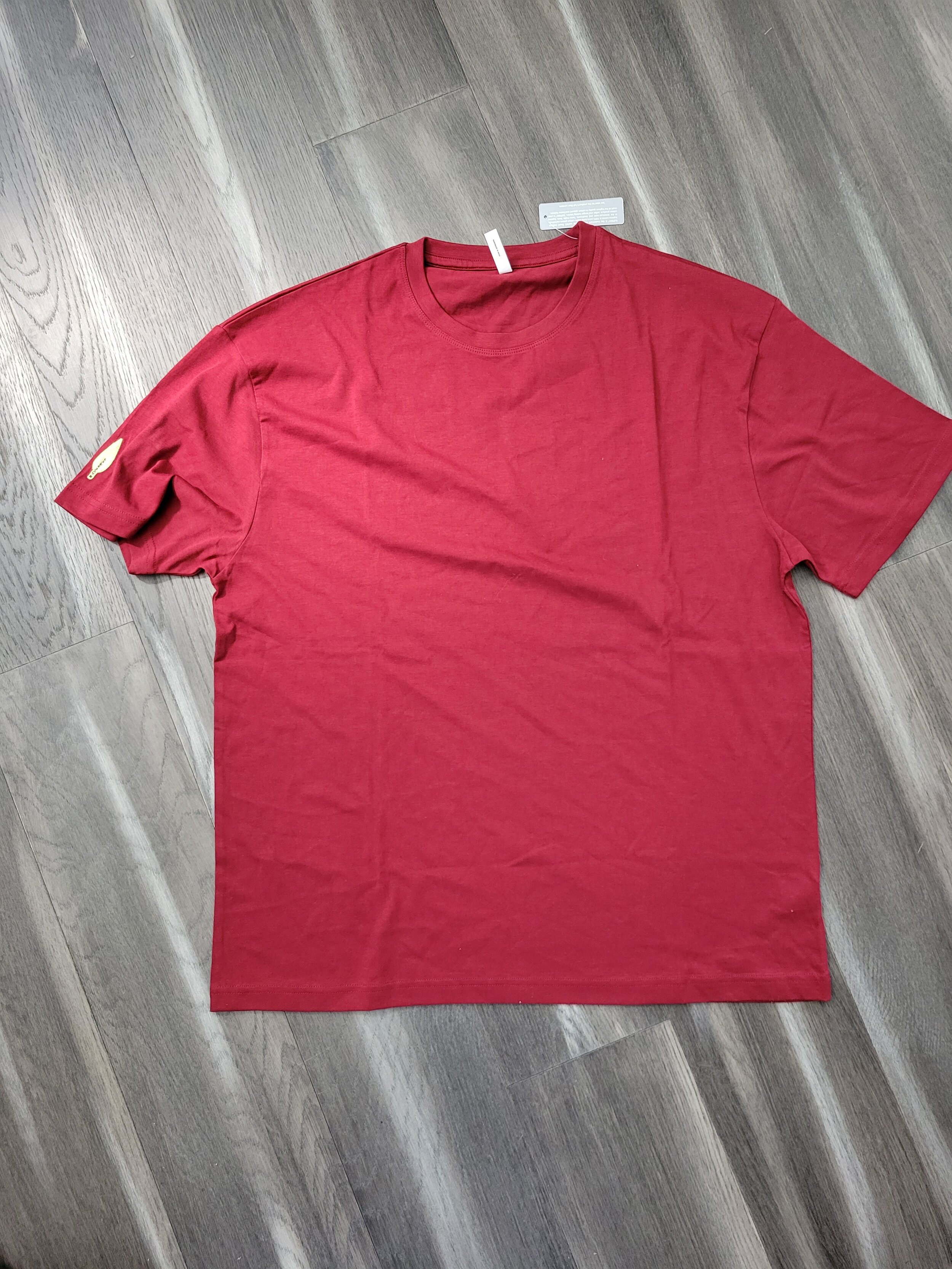 Organic Cotton Tee Unisex - Ox Blood