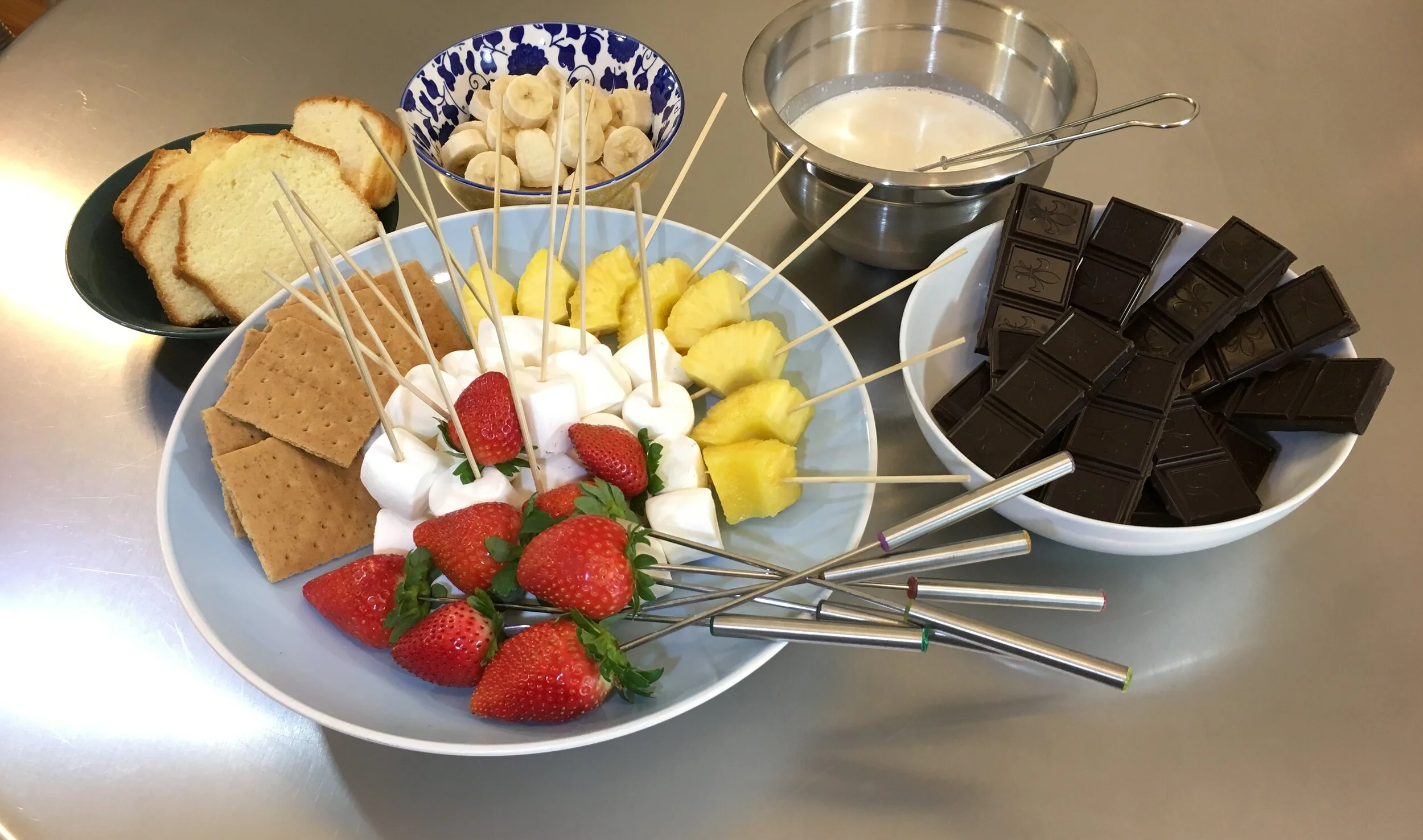 Teppanyaki Chocolate Fondue