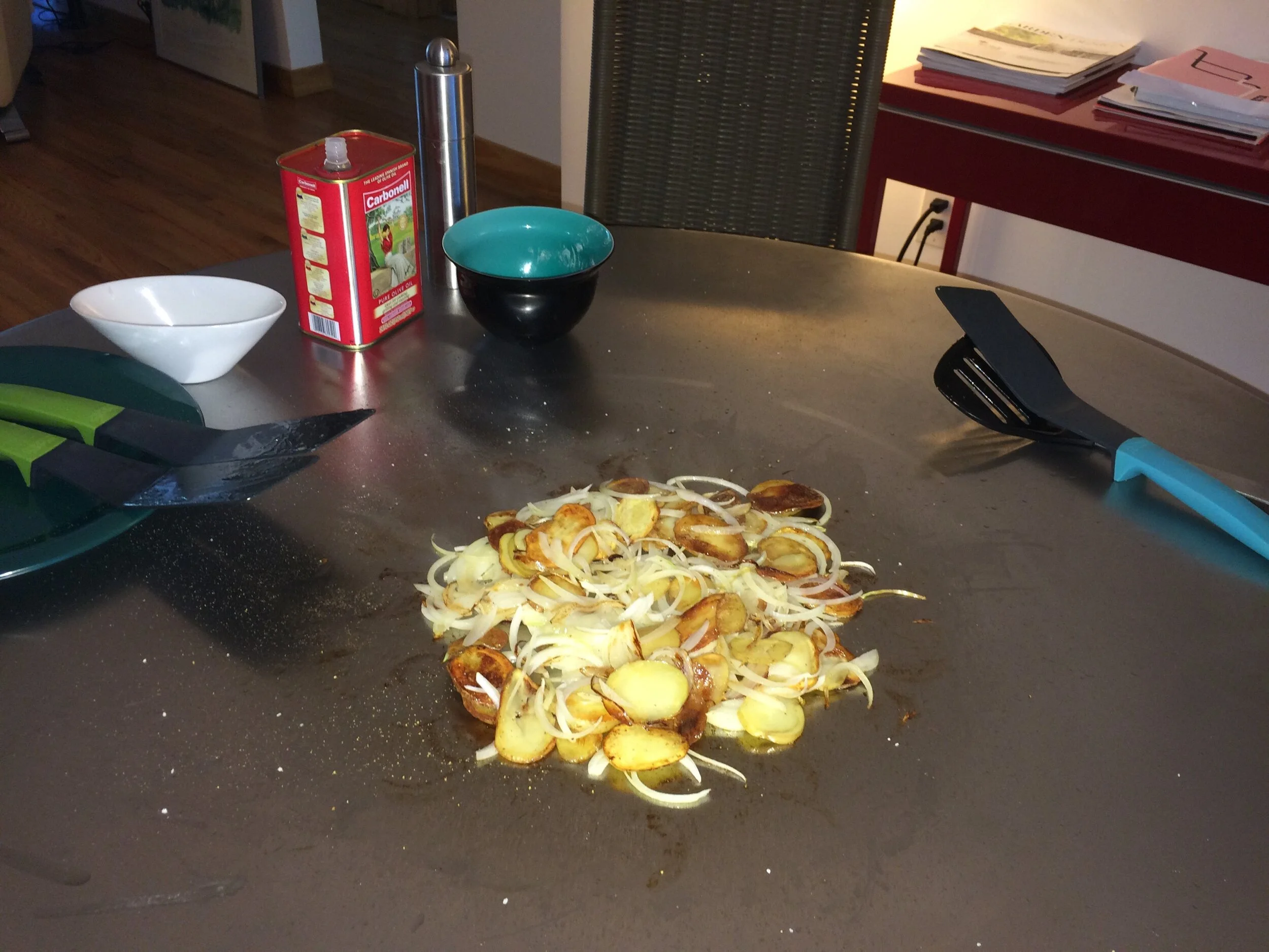 Crispy Potatoes, Teppanyaki-style
