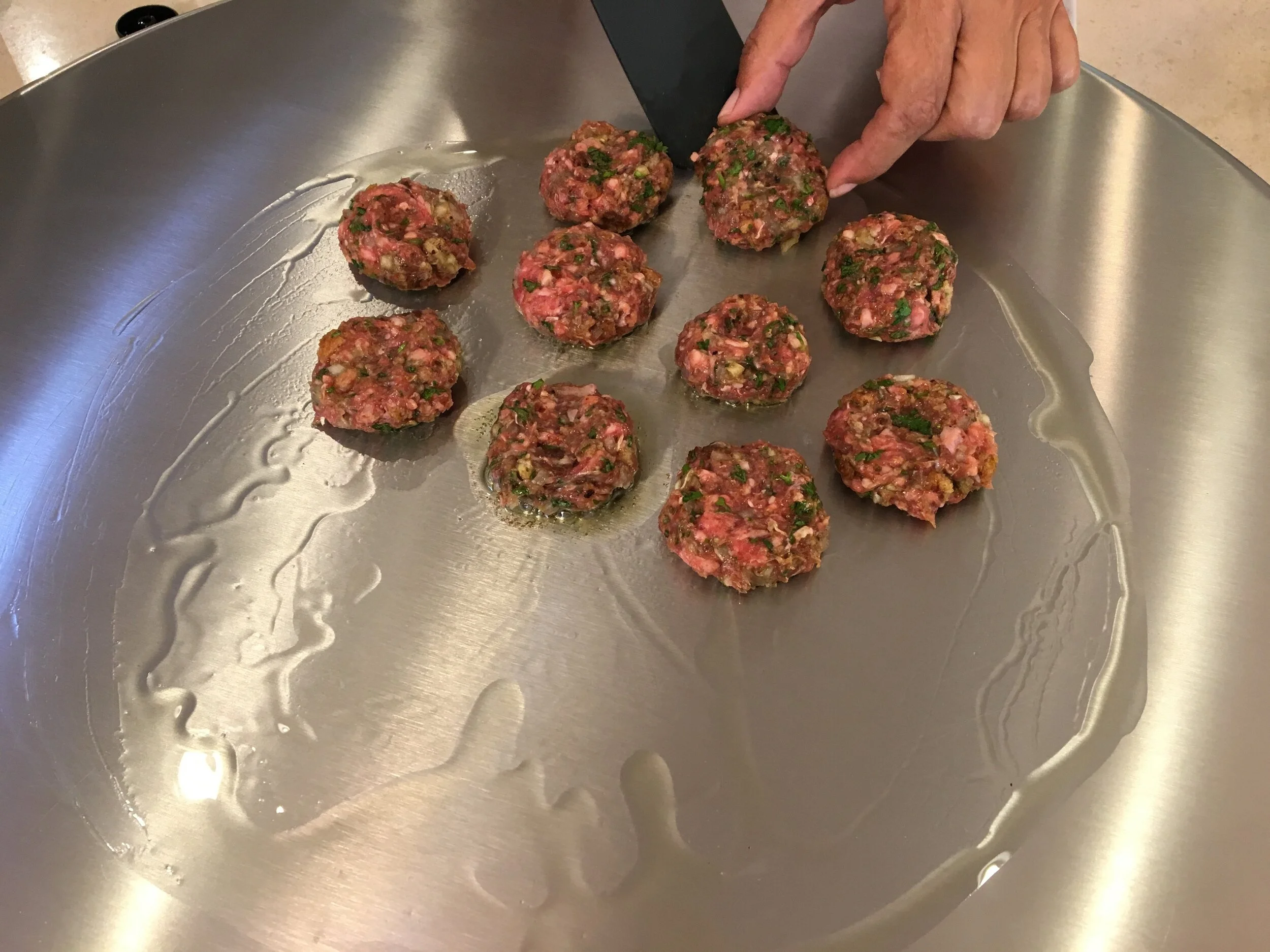Teppanyaki Lamb Meatballs