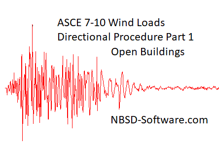 ASCE 7-10 Wind Directional Procedure - Open Buildings