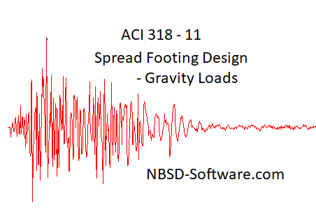 ACI 318-11 Spread Footing - Gravity Loads