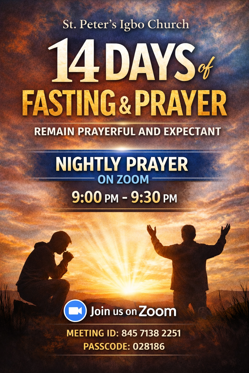 2026 Covenant Prayers &amp; Fasting: Church-Wide