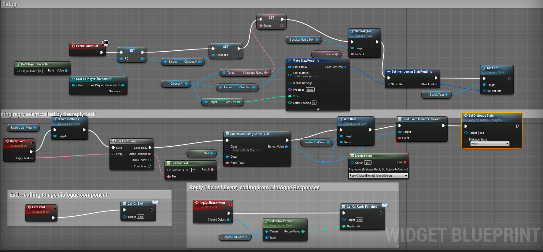 Dialogue Widget 1