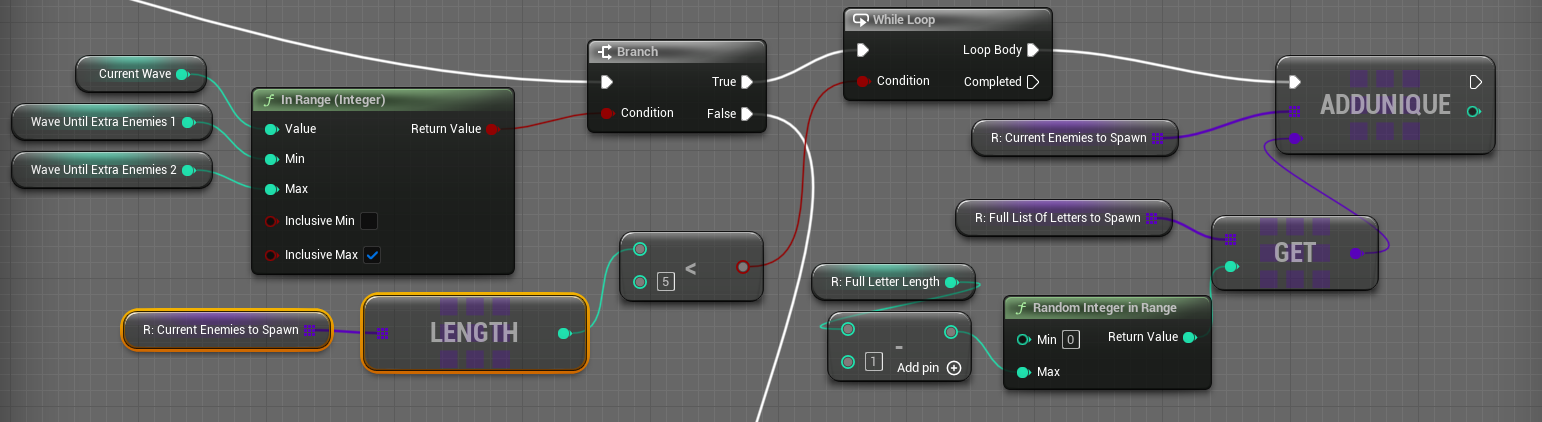 Setting Random Enemy Types To Spawn