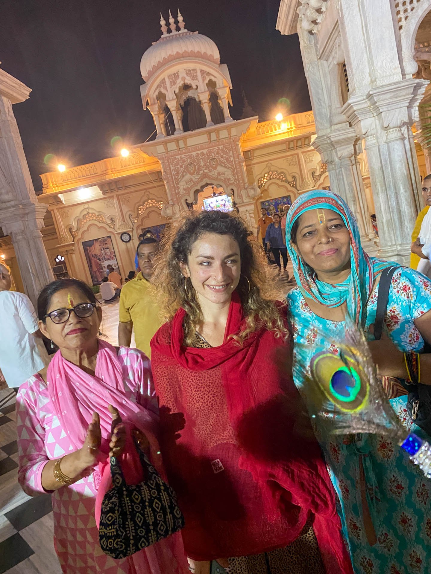  ISKON selfie in Vrindavan 