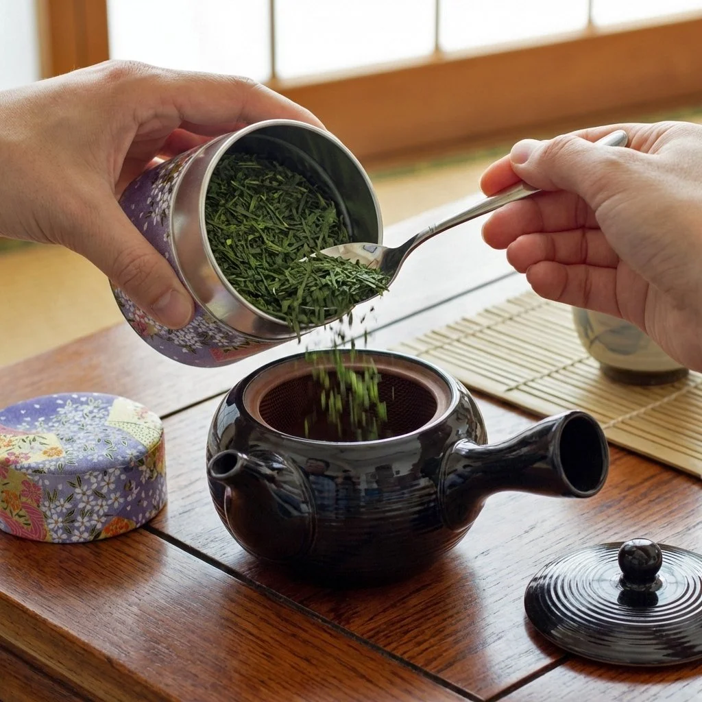 Tea canister for keeping Sencha green tea fresh.jpg