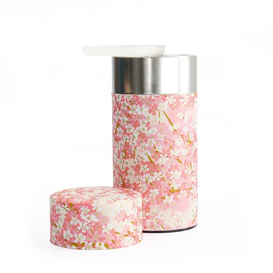 Tea Can with Inner Lid for Flavor Preservation, Japanese Green Tea.jpg