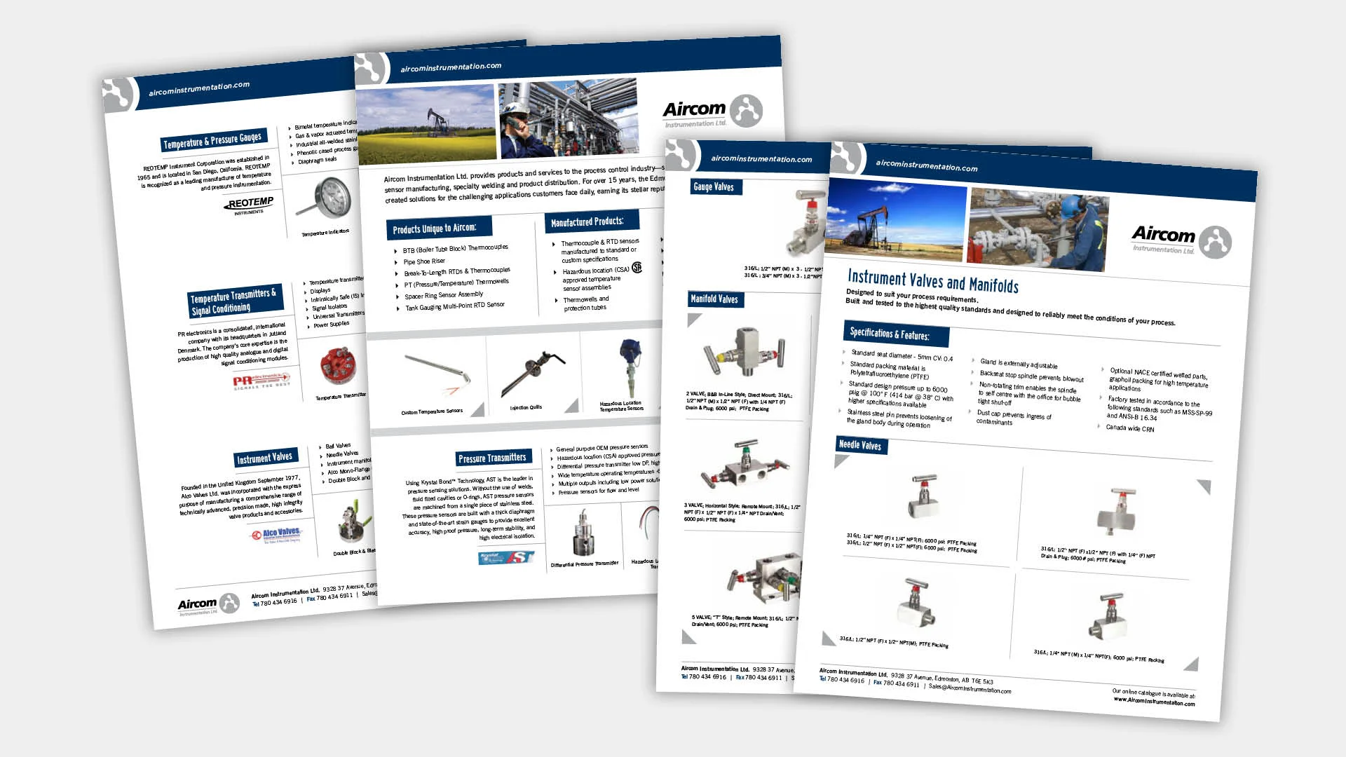 CLIENT: Aircom Instrumentation Ltd. (since 2011)