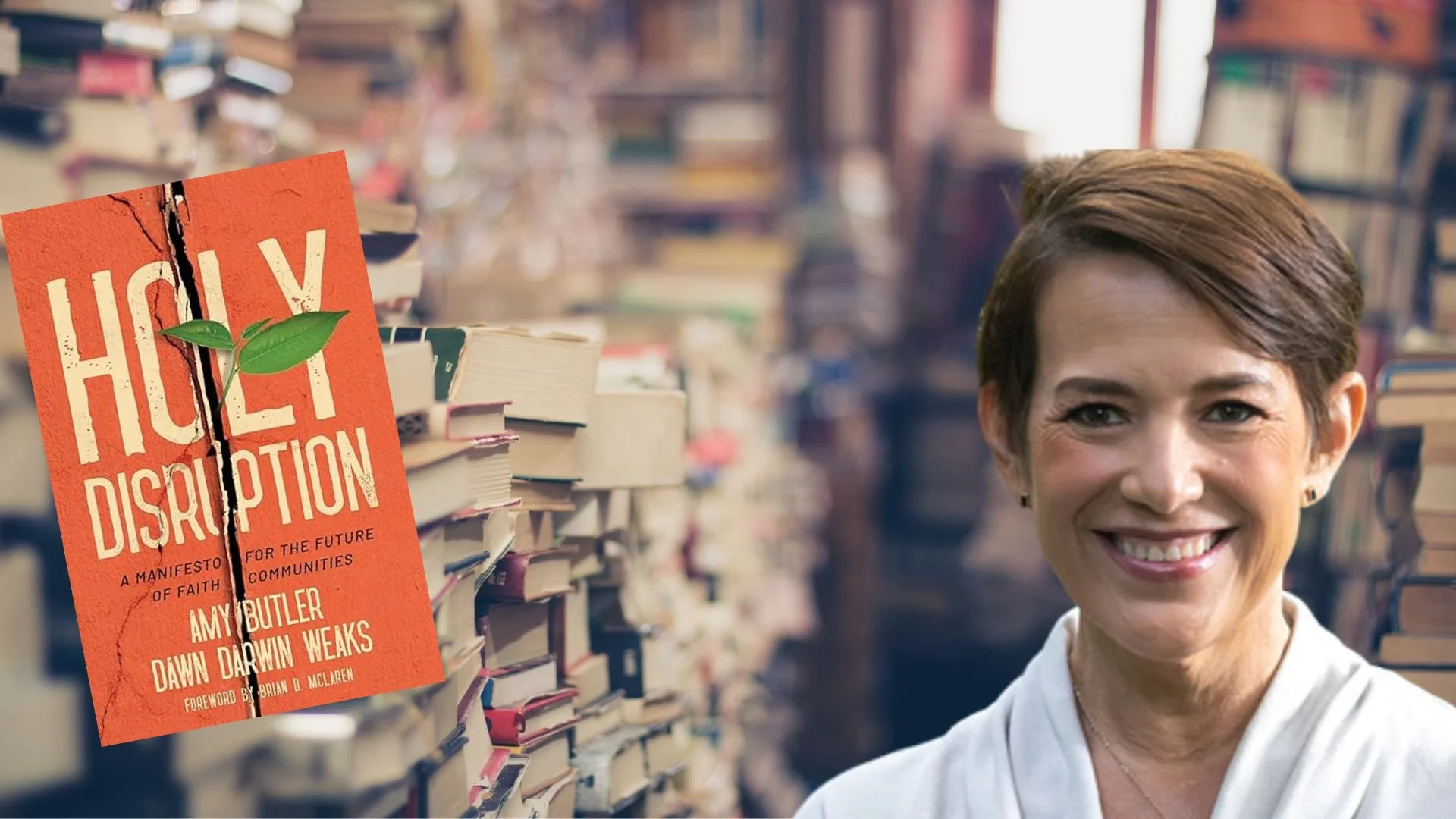 October Book Club Join us October 2nd for a Live conversation with Amy Butler on her new book “Holy Disruption” RSVP