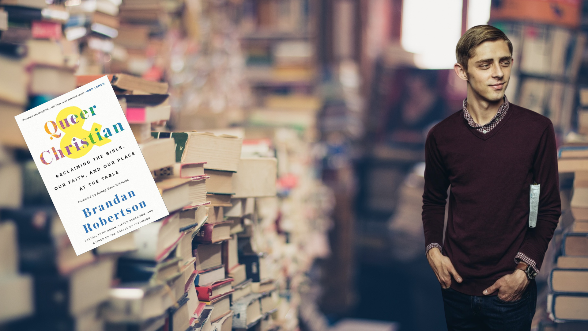   March Book Club   Join us for a discussion with Brandan Robertson, author of "Queer and Christian" over zoom March 5th at 6pm   RSVP  