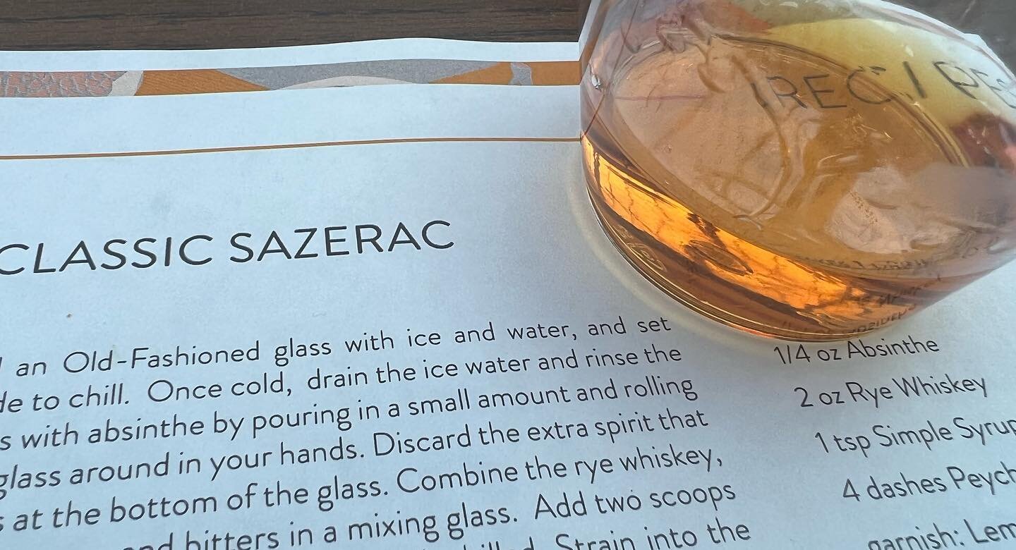 Learning to make a sazerac #centralma #centralmass