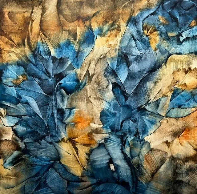 Stop by @ryanjamesfinearts this Friday during the artwalk! 

Kevin Cosley&rsquo;s approach to painting is rooted in an exploration of the invisible structures and patterns that subtly shape the world around him. He seeks to create a space where these