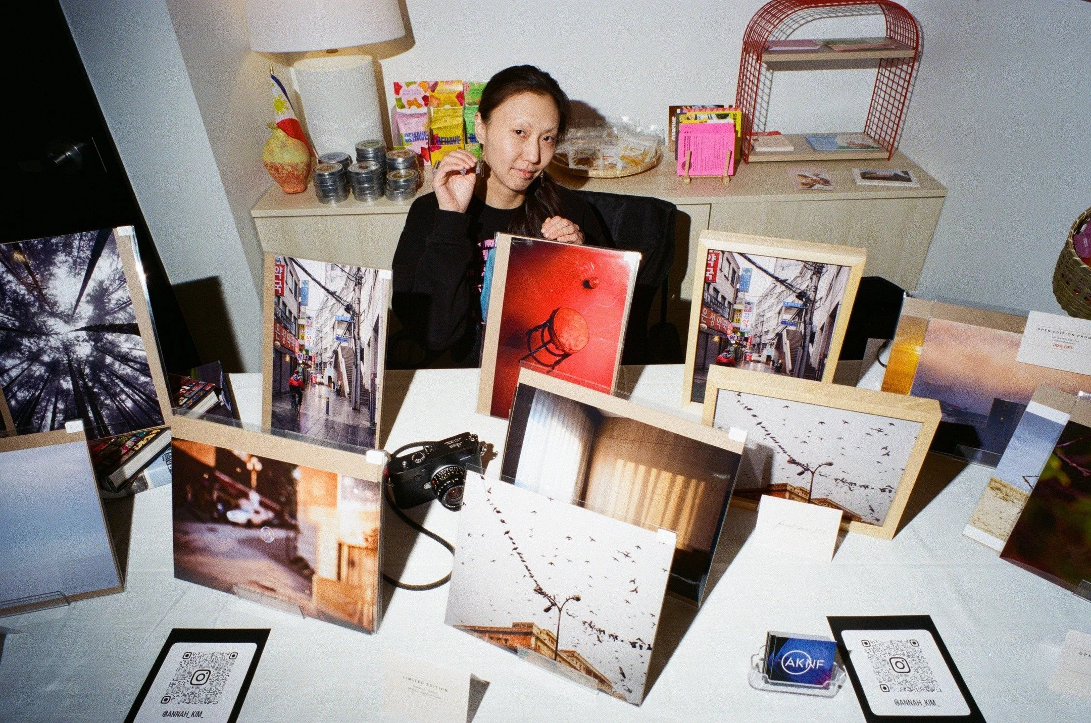 An art market and gourmet Asian treats at @mixed.pantry during the March art walk! Film photos by @no_tiffs ❤️ #artmarket #belltown #artwalk #filmphotography #asiangourmet #community #seattleartists