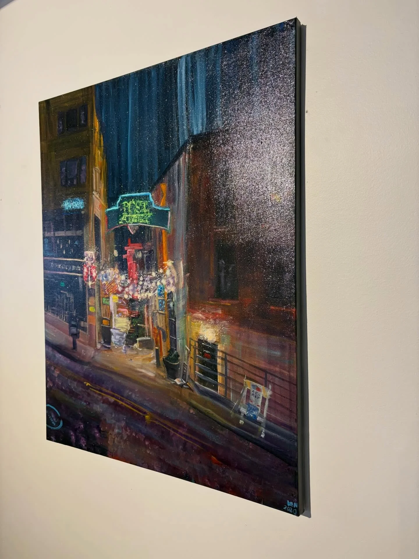 Go see original paintings by @ianshearerartist at @vann.studio this Friday during the @belltownartwalk and throughout the months of May and June! #seattleartists #artwalk #stylist #belltown #soloexhibition