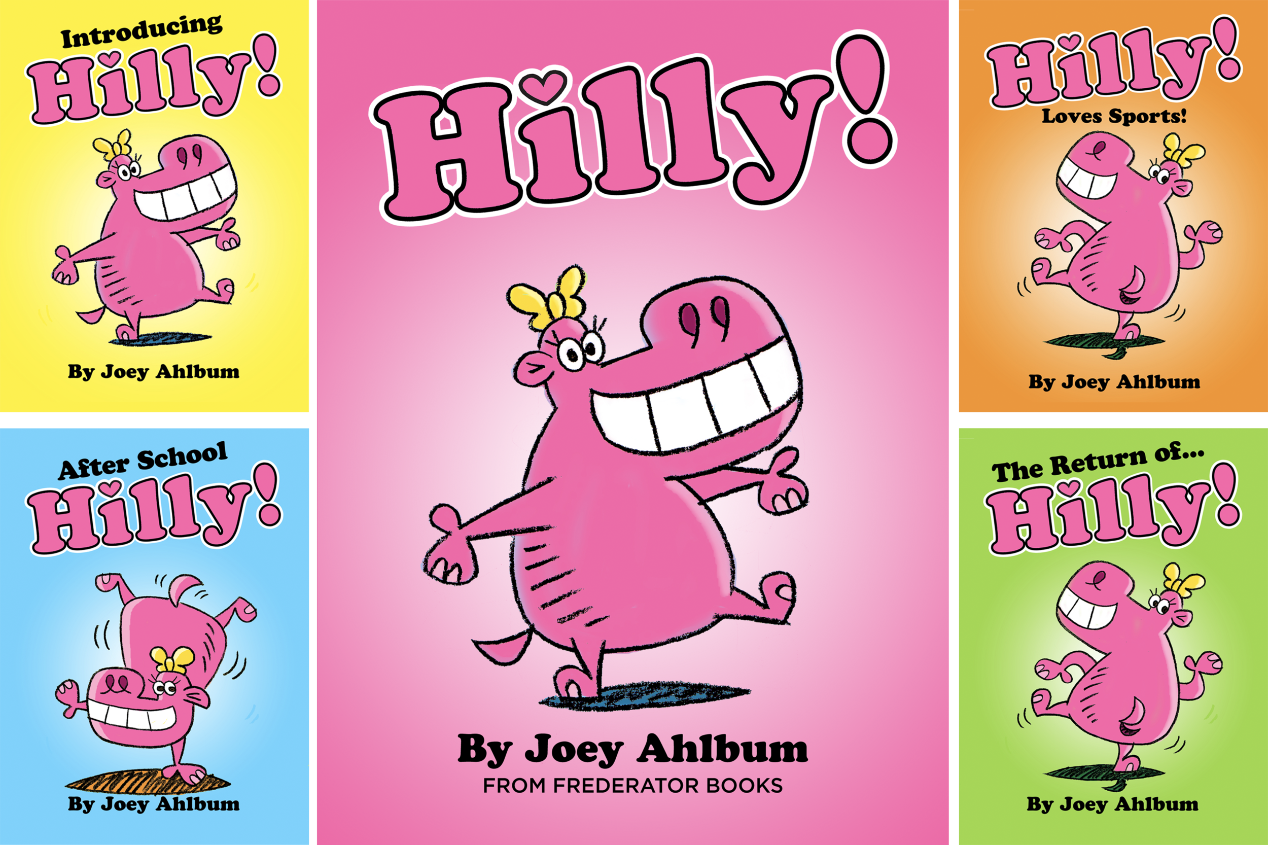 Everyone loves Hilly the Hippo ! Hilly loves to have fun, she tries out all sorts of things to do, and finds out that hippos cannot fly! Another wonderful series from veteran animator ( Sesame Street, Elmo’s World, Clifford’s Puppy Days) and author Joey Ahlbum. You can check out Joey’s animated GIF’s here .