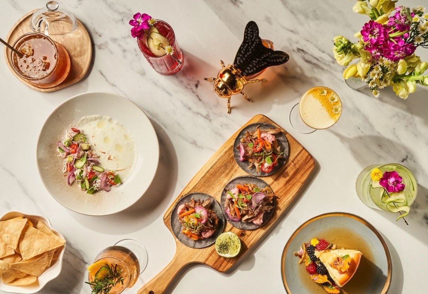 Celebrate #EarthDay 🌎️ this month at @dlenadc with the return of Viva Abejas by @ChefRichardSandoval 🐝 🐝 🐝 ⁠
⁠
From March 26 &ndash; April 22, dLe&ntilde;a and Chef Sandoval&rsquo;s locations around the world aim to spread awareness of the signif