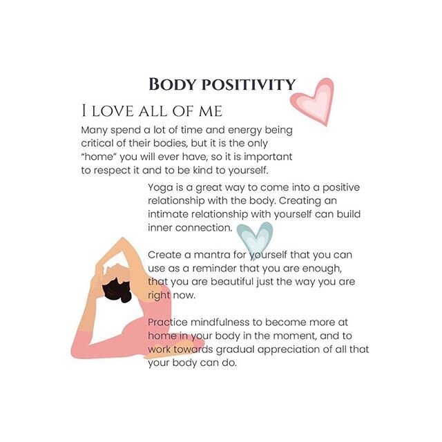 According to nationaleatingdisorders.org, 70% of 18-30 year olds don&rsquo;t like their body 😢 We NEED to change these stats, ladies! ...but how?

As our lovely graphic from @c.a.s.s.a.n.o.v.a shows, we do things, like yoga, that deepen self-love. W