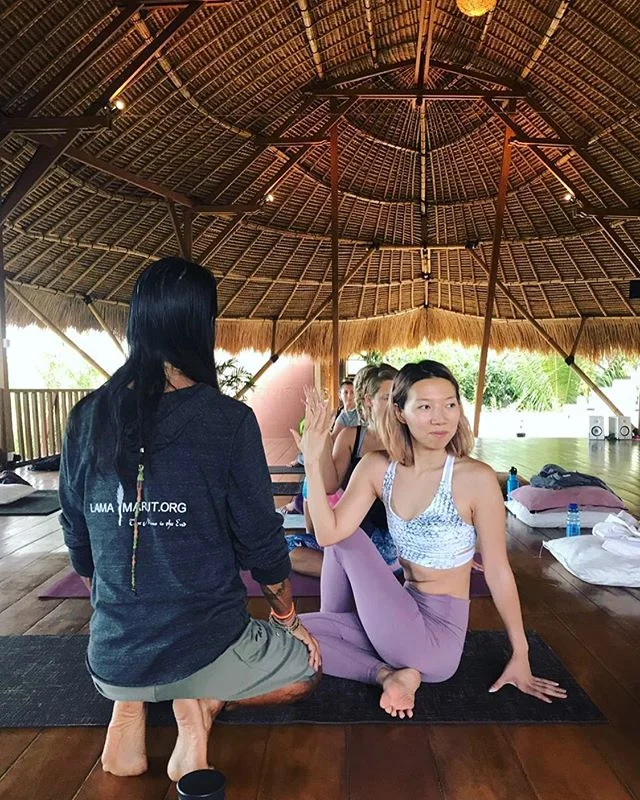 ✧ ✶ Y O G A 🧘🏻&zwj;♂️ ACADEMY ✧ ✶

Vibes featuring our sister venue @sannyasyogaacademy @alessandrasannyas @scottnanamura 
We love taking over exotic locations around the globe, and this year we are launching Ancient Hatha + Buddhist 200 hr Yoga Te