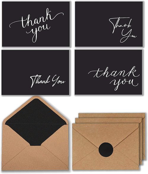 Elegant Brown Kraft Paper Envelopes - Pack of 100