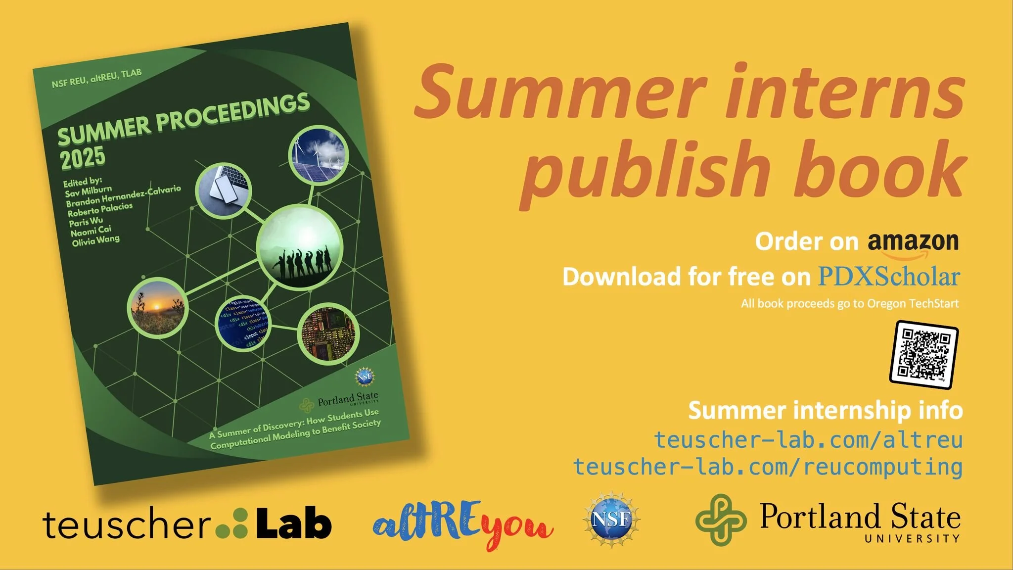 Portland State University Summer Proceedings 2025: How Students Use Computational Modeling to Benefit Society