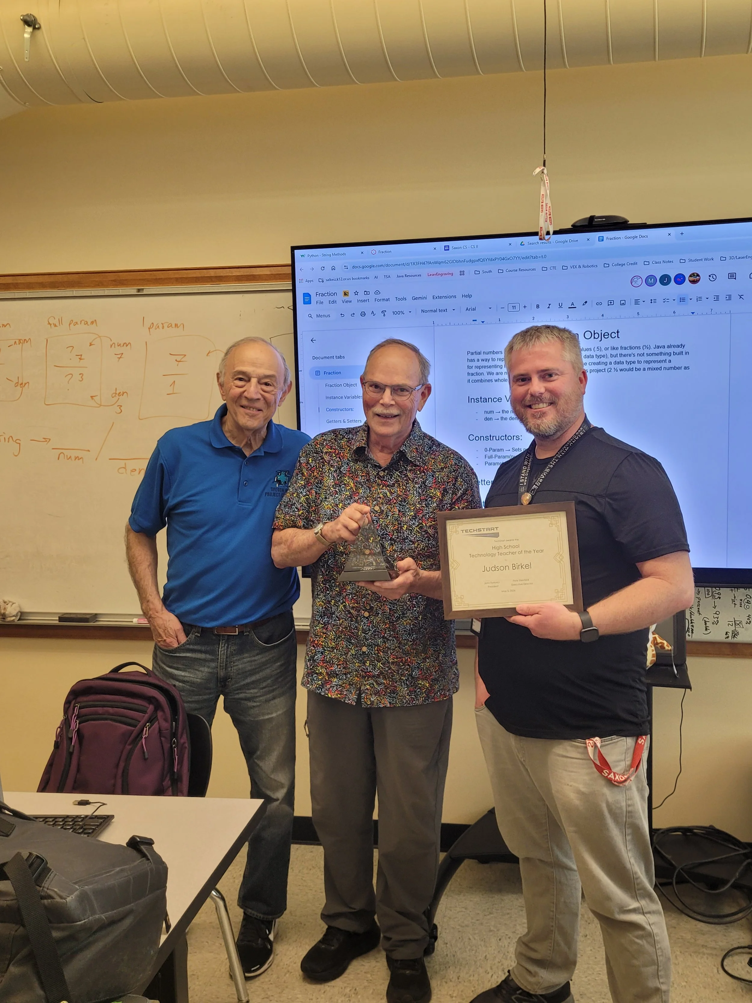 2026 TECHSTART TECHNOLOGY TEACHER OF THE YEAR