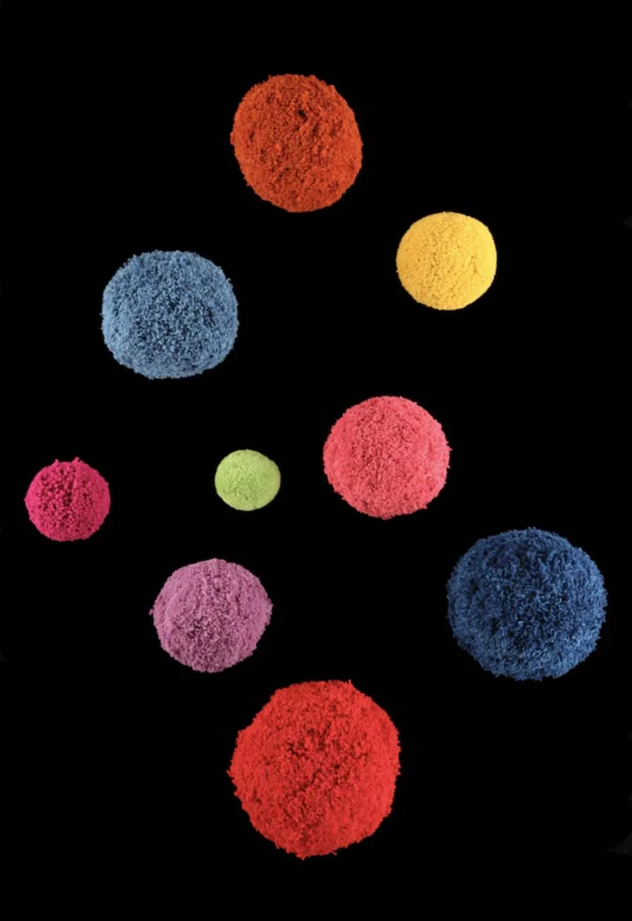 "Antidotal," PomPom Installation, Starr Asian Studies Library, UC Berkeley, Berkeley, California, 2018