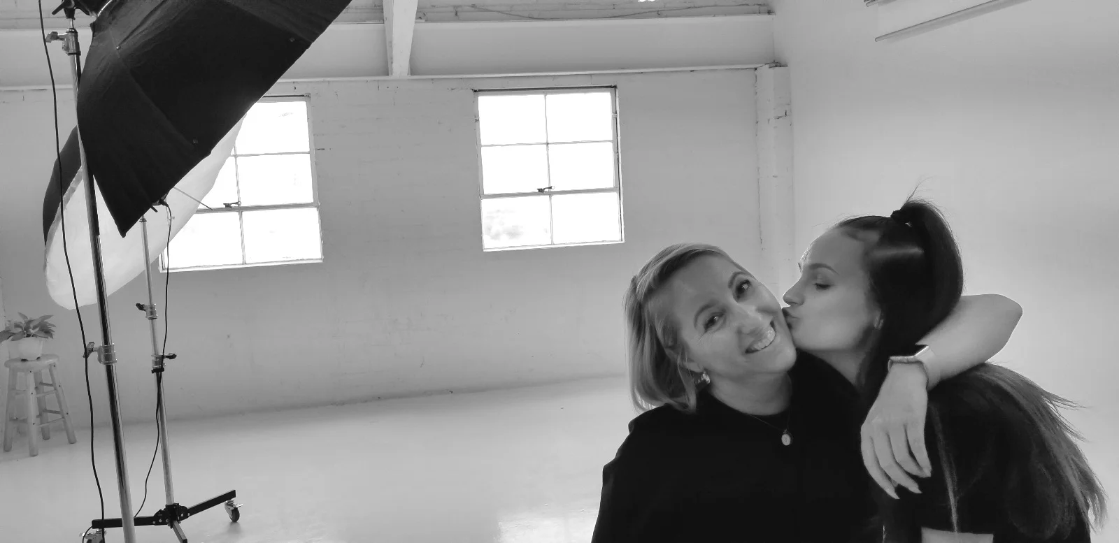 On the rare occasion my baby girl comes to work with me and even gives me a kiss for the photo. This is HUGE people…all you parents of teenagers know what I’m talking about!!