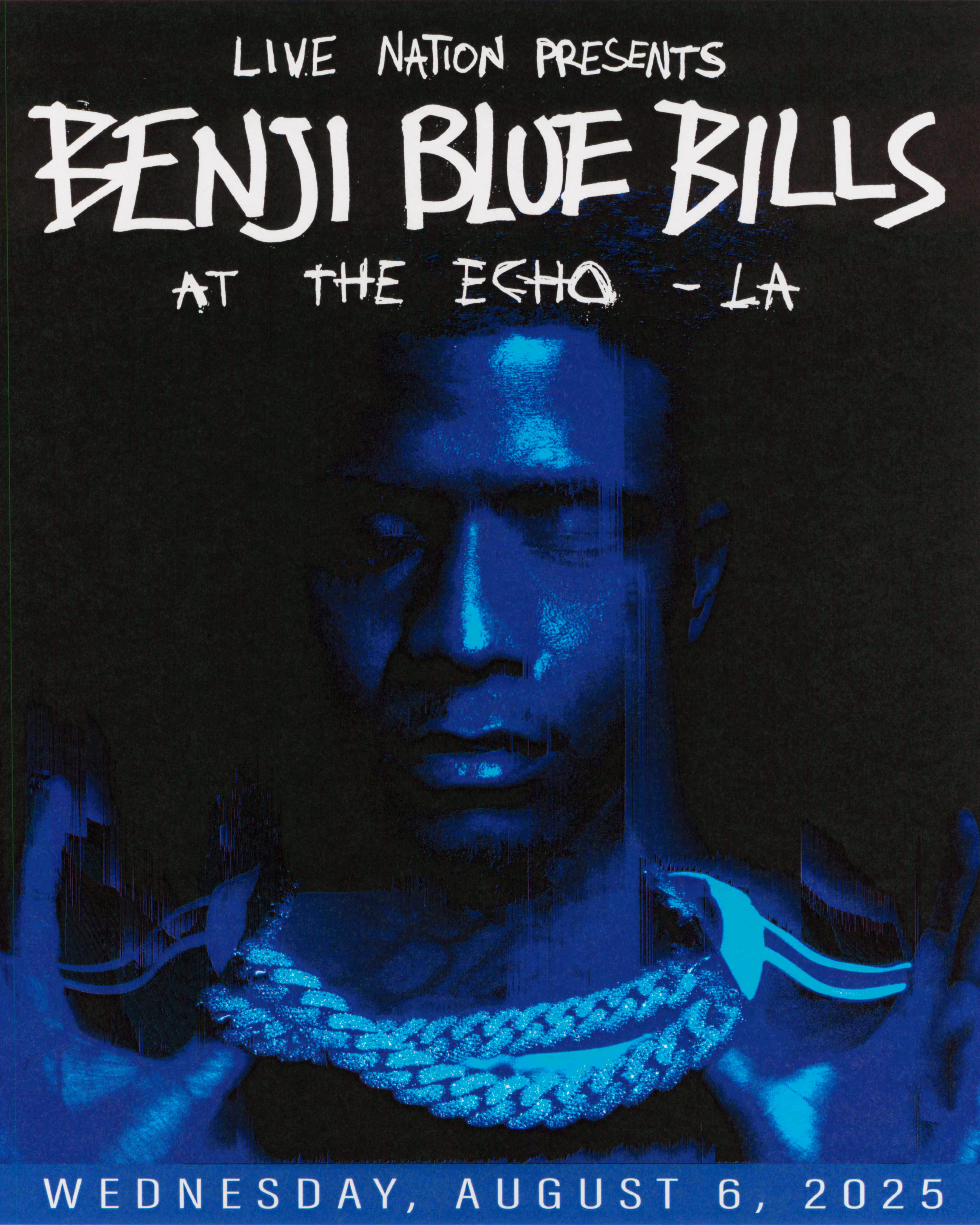 Benji Blue Bills Tour Poster