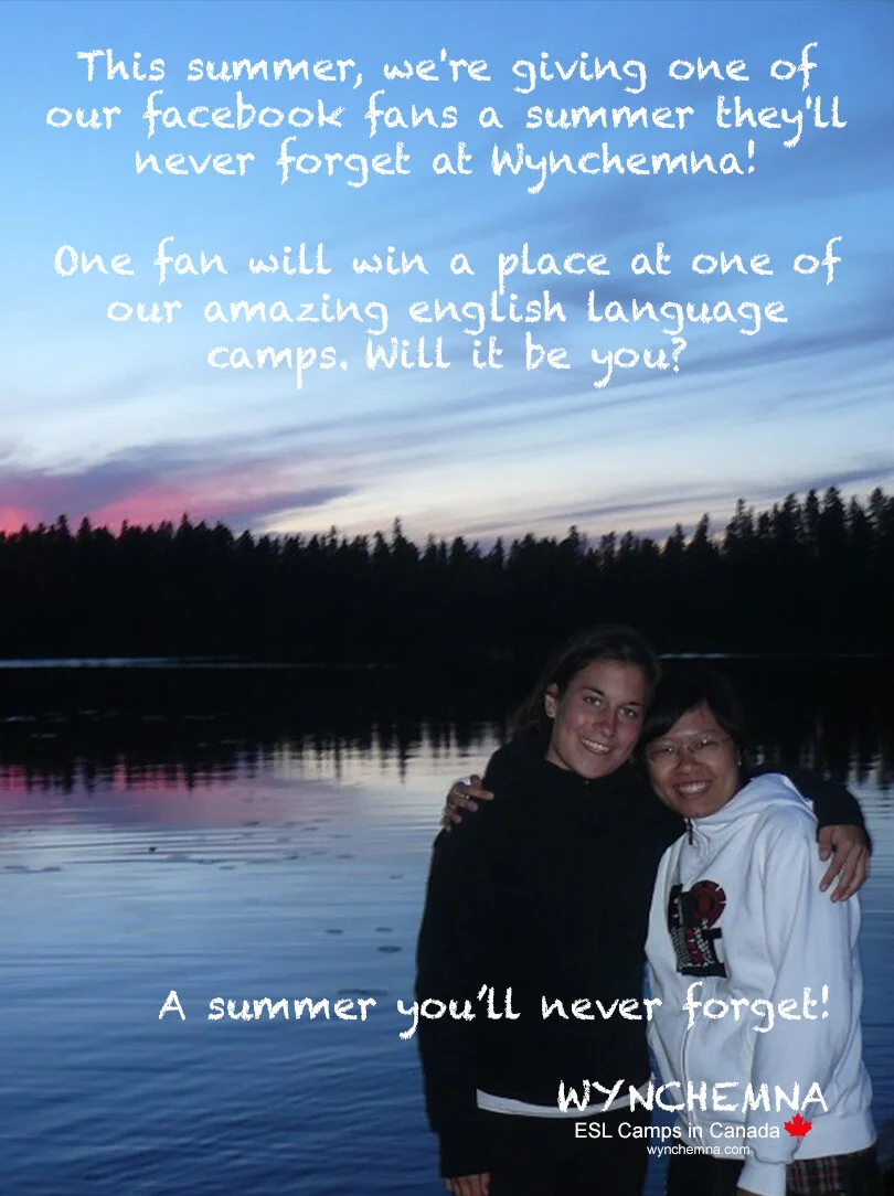 WIN a place at our English Language Camp - Learn English in Canada for FREE! 